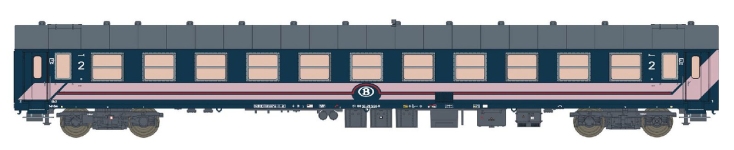 LS Models LS42089 - H0 - Liegewagen 2. Kl., SNCB, Ep. VI